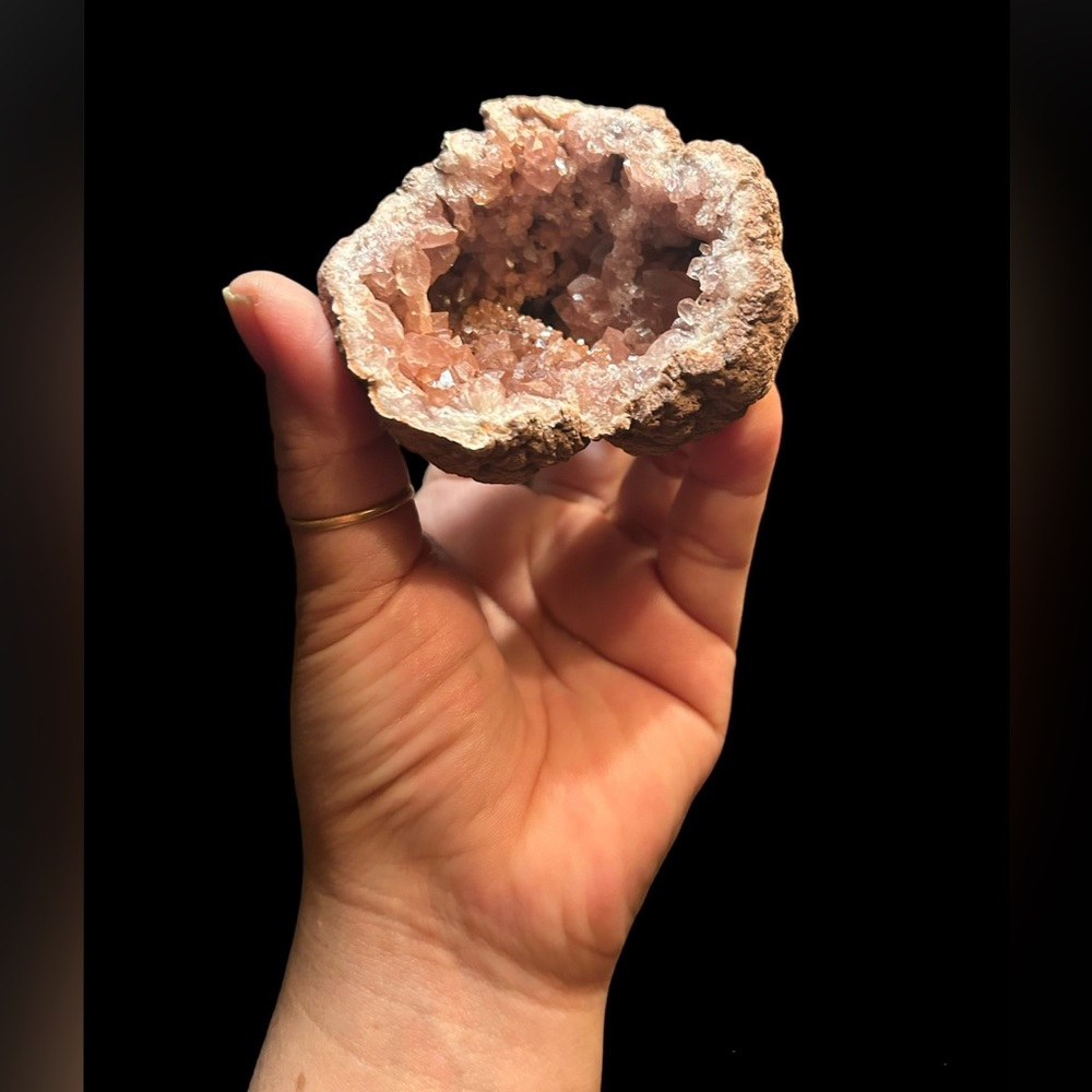 Rare pink amethyst
